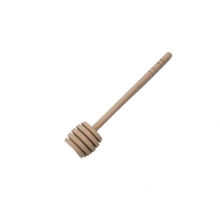 High quality natural wooden mini bee honey dipper